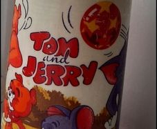 Vintage Small Tom & Jerry Flask