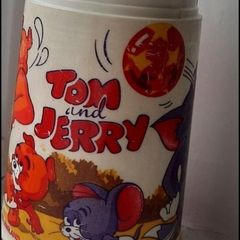 Vintage Small Tom & Jerry Flask