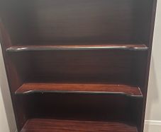 Solid wood bookcase