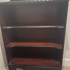 Solid wood bookcase