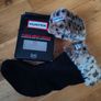 Hunter kids leopard cuff welly socks Image 3