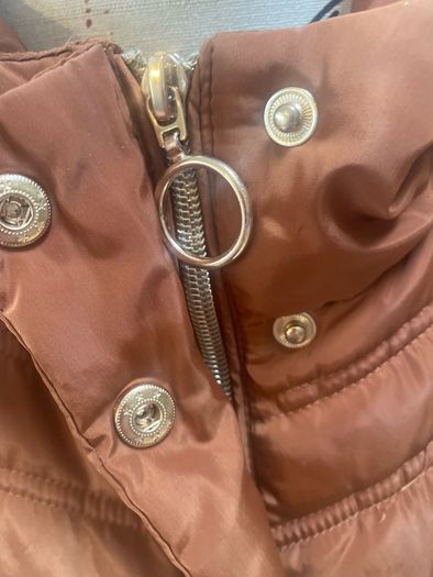 Jessica Graff  Rust Puffa Coat