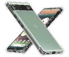 Clear Soft TPU Cover For Google Pixel 6a ShockProof Bumper Case