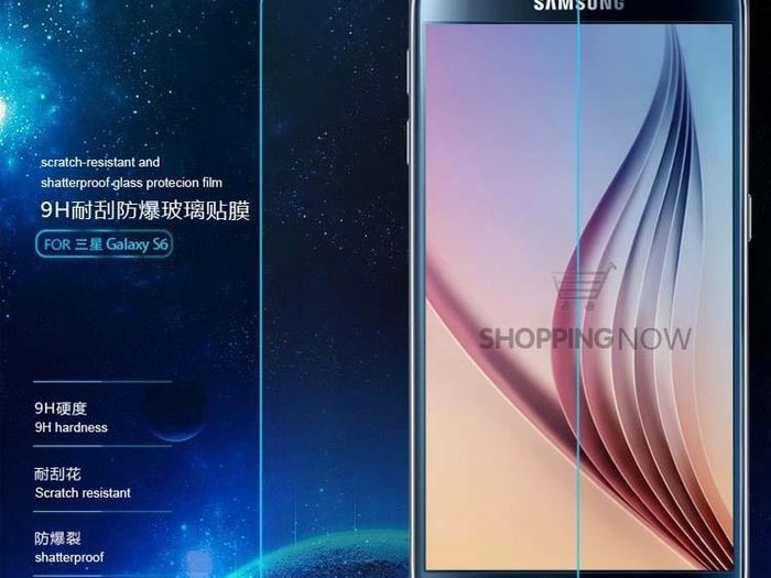 Premium Tempered Glass Screen Film Cover Protection for Samsung Galaxy S6