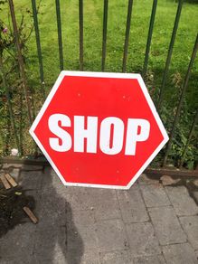 shop stop sign