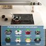 Ceramic Hob Built-in 4 Burners Electric Hob 60cm Ceramic Cooker with Electronic Knob Controls, Residual Heat Indicator, 6000W, Hard Wired, No Plug Included Image 3