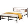 King Size bed frame With Wood Storage Image 5