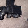 Black size 4 boots Image 5
