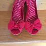 Red slingback sandal Image 2