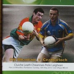 2010 Carlow v Wicklow - GAA Leinster Football Preliminary Round Programme