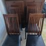 4 x dining table chairs and one Tea Table Image 5