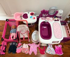 Smoby Baby Nurse Play Set + Our Generation Doll and extra accessories
