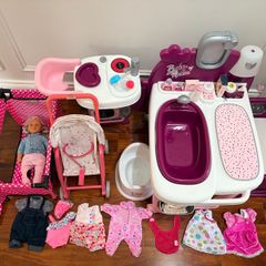 Smoby Baby Nurse Play Set + Our Generation Doll and extra accessories