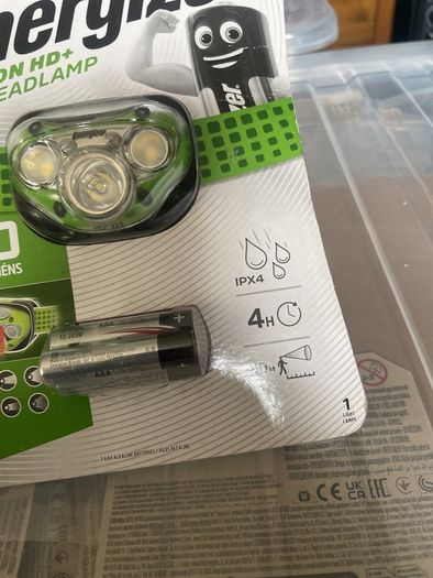 Energizer Vision HD+ headlamp