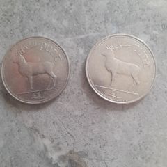 2 x 1996 punt coins