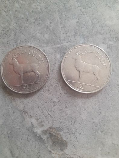 2 x 1996 punt coins