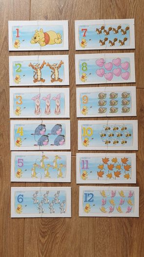 Number and Alphabet puzzles, 4 of them