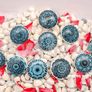 10 x Mix Vintage Look Flower Ceramic Knobs Door Handle Cabinet Drawer Cupboard Pull Xfer MULTIPLE COLOURS AVAILABLE (FREE SHIPPING) Image 6