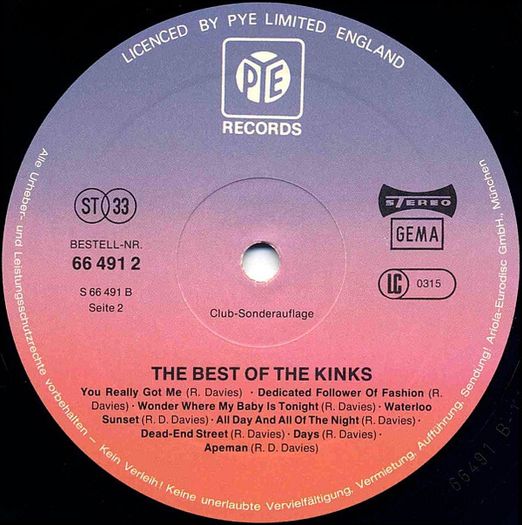 The Kinks The Best Of The Kinks