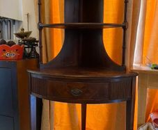 Antique corner shelf