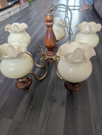 chandelier in flower design