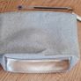 New - A Really Pretty Silver Make up / Trinket Bag - See Pics - # Image 2