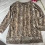 top savida animal print long tunic style top size 12 Image 3