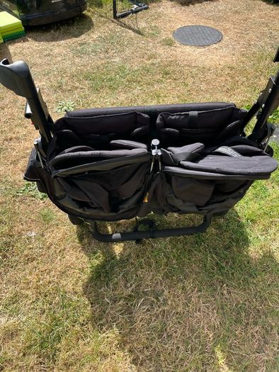 Out and about double buggy