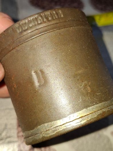 Rare 13 Piece Lot of Antique Chavagnat Tin Measuring Demi-Litre from Paris, France, dating  approximately 1800s.