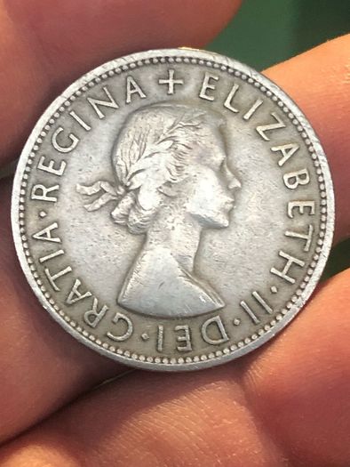 1954 Half Crown UK George VI