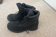 Black Timberland boots