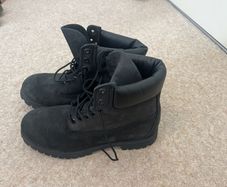 Black Timberland boots