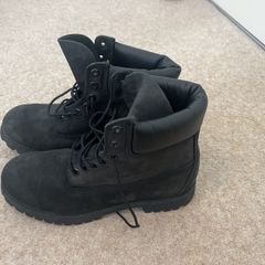 Black Timberland boots