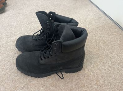 Black Timberland boots