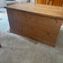 Large wooden blanket toy box Image 5