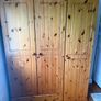 Solid Pine Wardrobe & Matching Bedside Lockers Set of 3 Image 3