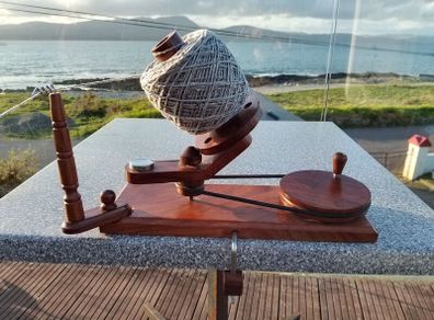 Handmade Rosewood Yarn Winder