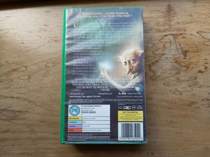 Harry Potter VHS Tape