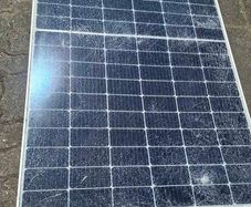 Broken Solar Panel
