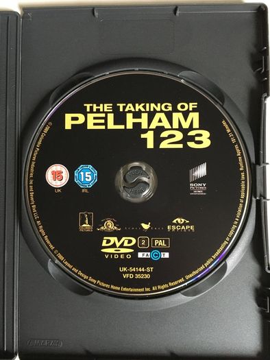 The Taking Of Pelham 123 (Tony Scott Film) [2009] Denzel Washington, John Travolta, John Turturro, Luis Guzman & James Gandolfini [Movie DVD]