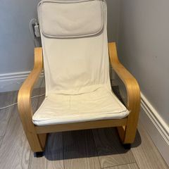 ikea childrens armchair light beige
