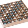 64-Pack Mini Christmas Ball Ornaments with Strings, 30mm/1.18-Inch Small Baubles, Shatterproof Plastic Christmas Bulbs, Hanging Decorations for Xmas Tree, Wreath, Garland Image 6