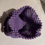 Purple Acrylic Beaded Tote Bag! Image 7