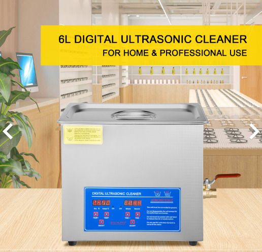 6l Digital Ultrasonic Cleaner Ultra Sonic Tank Cleaning Heater Timer
