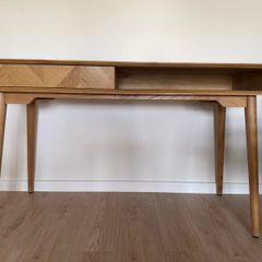 Gallery Milano Oak side board/ desk with a drawer