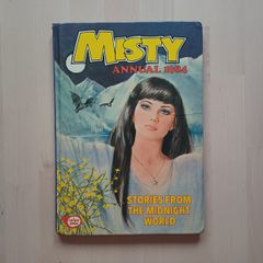 Misty Annual 1984 Vintage Hardback Girls Horror Suspense Romance Comic Book