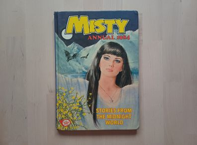 Misty Annual 1984 Vintage Hardback Girls Horror Suspense Romance Comic Book