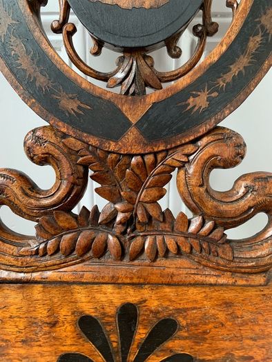 Victorian Aesthetic Movement Hall Chair.