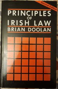 Principles Of Irish Law by Brian Doolan