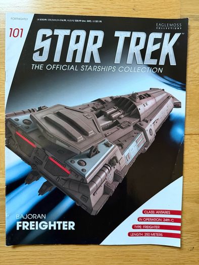 Star Trek The Official Starships Collection magazine issue 101 Bajoran Freighter